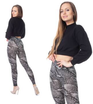 Legginsy damskie z wysokim stanem Tina Bensini