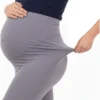 Legginsy ciążowe classic szare - stalowe Bensini®