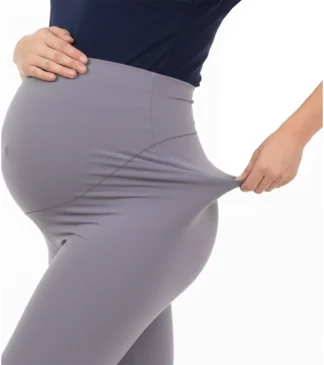 Legginsy ciążowe classic szare - stalowe Bensini®