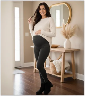 legginsy ciazowe exclusive grafitowe bensini