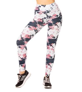 legginsy sportowe fitness bieganie pink 02 bensini