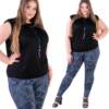 Bensini Legginsy damskie Plus Size Sandra