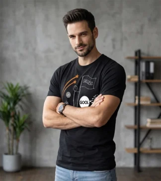 Koszulka męska „Sukces - Gool” – humorystyczny nadruk