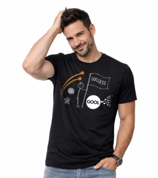 Koszulka męska „Sukces - Gool” – humorystyczny nadruk