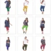 Rybaczki legginsy damskie plus size kolory malachit musztarda indygo karmin limonka braz chaber oliwka bordo Bensini.
