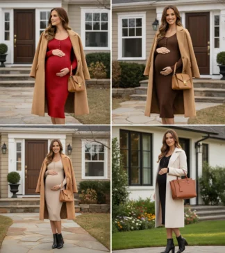 Sukienka ciążowa - damska i do karmienia - kolory Bensini®